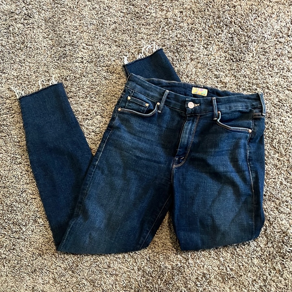 Mother Looker Ankle Fray